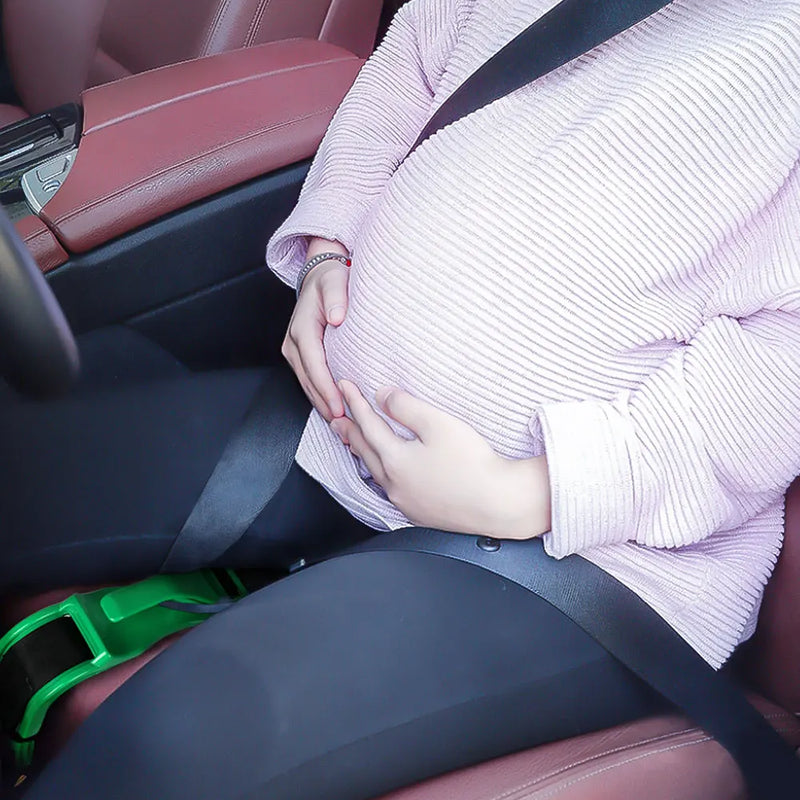 Cinto de Segurança SINDAX para gestantes, conforto e segurança para barriga de mães grávidas.